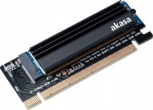 Akasa Akasa M.2 PCIe Adapter mit Kühler - schwarz 1