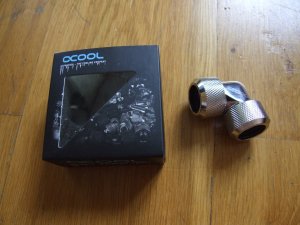Alphacool Alphacool Eiszapfen Adapter 90 Grad 16mm AD auf 16mm AD Hardtube 2