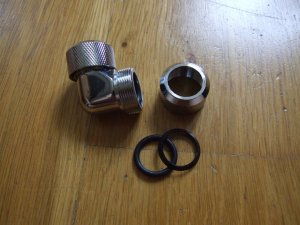 Alphacool Alphacool Eiszapfen Adapter 90 Grad 16mm AD auf 16mm AD Hardtube 6