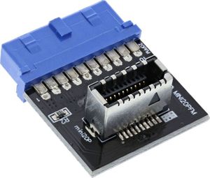 InLine USB 19 pin - USB 20 pin, Czarny (33446B) 2