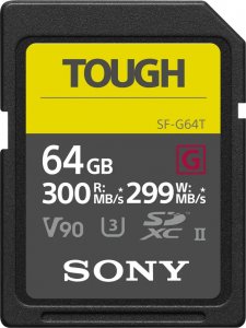 Karta Sony SF-G Tough SDHC 64 GB Class 10 UHS-II/U3 V90 (SF64TG) 1