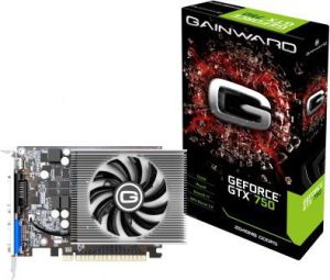 Karta graficzna Gainward GeForce GTX 750, 2GB GDDR5 (128 Bit), mini-HDMI, DVI, D-Sub (426018336-3149) 1