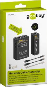 Goobay Tester CAT 5/6 do wtyków RJ11 / RJ12 / RJ45 (93010) 3