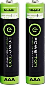 Powerton Akumulator AAA / R03 900mAh 2 szt. 2
