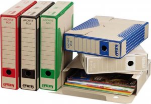 Emba Box archiwum, A4, 75mm, biały, Emba 1