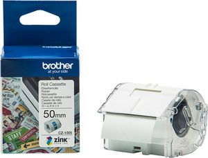 Brother Taśma papierowa 50mm x5m biała CZ1005 do drukarki VC-500W 2