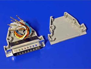 PC Redukcja, paralelny port na LAN, 25 pin M-RJ45 F, 0, szara 3