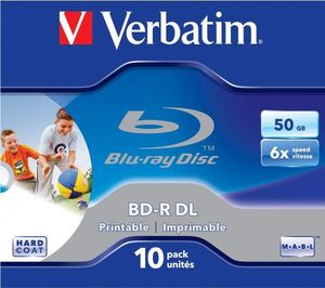 Verbatim BD-R DL 50 GB 6x 1 sztuka (43736) 1