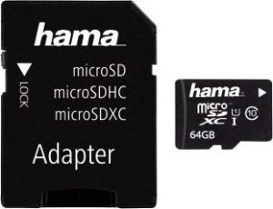 Karta Hama MicroSDXC 64 GB  (001080750000) 1