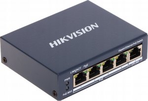 Switch Hikvision L2, Unmanaged, 4 1000M POE+1 1