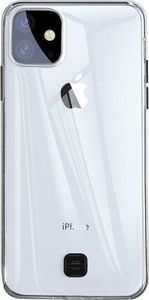 Baseus Przezroczyste etui silikonowe Baseus do iPhone 11 6,1'' (czarne) 2