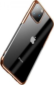Baseus Przezroczyste etui Baseus Shining Case do iPhone 11 Pro Max 6,5'' (złote) 3