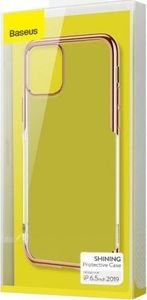 Baseus Przezroczyste etui Baseus Shining Case do iPhone 11 Pro Max 6,5'' (złote) 6