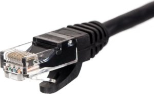 NetRack patchcord RJ45, osłonka zalewana, kat. 6 UTP, 5m czarny (BZPAT56K) 2
