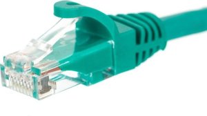 NetRack patchcord RJ45, osłonka zalewana, kat. 6 UTP, 3m zielony (BZPAT36G) 1