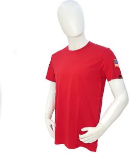 Alpha Industries Koszulka męska NASA T czerwona r. L (176506-328) 1