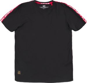 Alpha Industries Koszulka męska RBF Tape T czarna r. S (196508-03) 1
