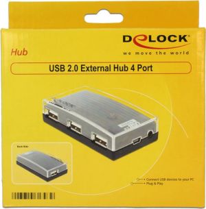 HUB USB Delock 4x USB-A 2.0 (61393) 2