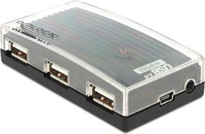 HUB USB Delock 4x USB-A 2.0 (61393) 1