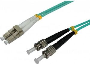 Intellinet Network Solutions Światłowód krosowy ST-LC duplex 3m 50/125 OM3 wielomodowy (305823) 2