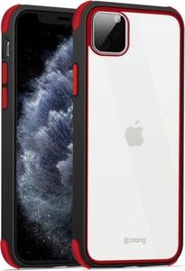Crong Crong Trace Clear Cover Etui iPhone 11 Pro (5,8) czarny/czerwony 1