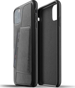 Mujjo Mujjo Full Leather Wallet etui skórzane do iPhone 11 Pro Max (czarne) 2