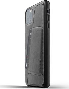 Mujjo Mujjo Full Leather Wallet etui skórzane do iPhone 11 Pro Max (czarne) 3