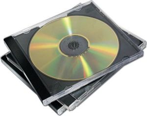 Fellowes pudełka na 1 płytę CD, czarne, 10 szt. (98310) 1