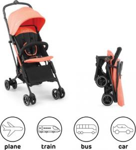 Wózek KinderKraft spacerowy Mini Dot coral 5