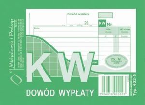 Michalczyk & Prokop Druk KW dowód wypłaty A6 wielokopia, 80kart., M&P (38K013A) 1