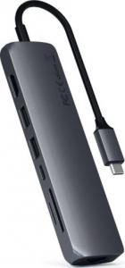Stacja/replikator Satechi Slim Multi-port USB-C (ST-UCSMA3M) 1