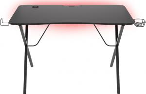 Biurko Genesis Holm 200 RGB Czarne 113 cmx60 cm 3