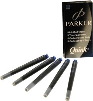 Parker Naboje do piór wiecznych 5 szt. czarny (40K022A) 1