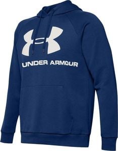 Under Armour Bluza męska Rival Fleece Sportstyle Logo Hoddie niebieska r. S (1345628 449) 1