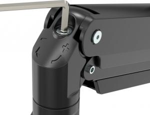 Neomounts Uchwyt biurkowy na 3 monitory 17" - 24" (NM-D775DX3BLACK) 8