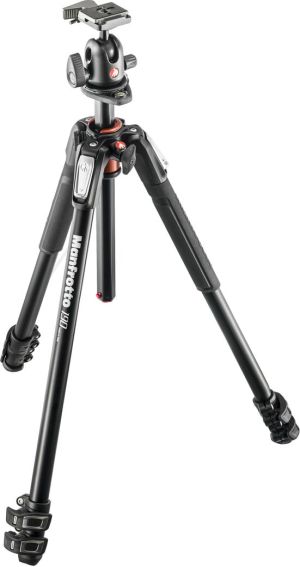 Statyw Manfrotto 190 Kit Alu 3-Section Tripod + Ball Head (MF-190XPRO3-BH) 1