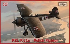 Ibg Plastikowy model do sklejania PZL P.11c Polish Fighter 1/32 1