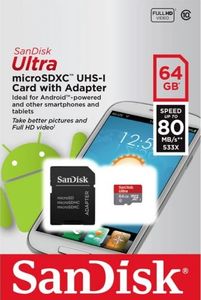 Karta SanDisk Ultra MicroSDXC 64 GB Class 10 UHS-I  (SD64GB) 1