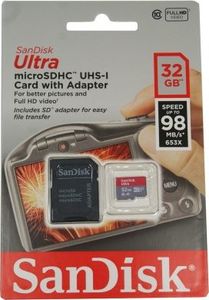 Karta SanDisk Ultra MicroSDHC 32 GB Class 10 UHS-I/U1 A1  (MICROSD_32GB_A1) 1