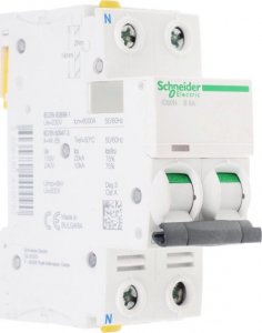 Schneider Electric Wyłącznik nadprądowy 1P+N B 6A 6kA AC iC60N-B5-1N A9F03606 1