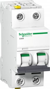 Schneider Electric Wyłącznik nadprądowy 2P D 25A 6kA AC iC60N-D25-2 A9F05225 1