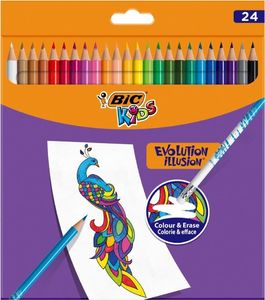 Bic Kredki ołówkowe Kids Evolution Illusion 24 kol BIC 1