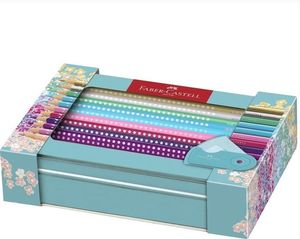 Faber-Castell Kredki ołówkowe Sparkle 20 kolorów + akcesoria 1