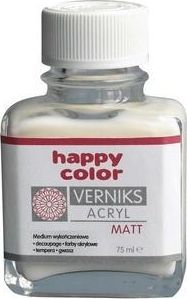 Happy Color Werniks akrylowy 75ml przezrocz. Matt HAPPY COLOR 1