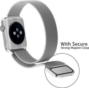 Alogy Bransoleta Milanese pasek Alogy do Apple Watch 1/2/3/4/5 38/40mm srebrna uniwersalny 4