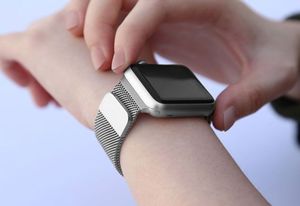 Alogy Bransoleta Milanese pasek Alogy do Apple Watch 1/2/3/4/5 38/40mm srebrna uniwersalny 6