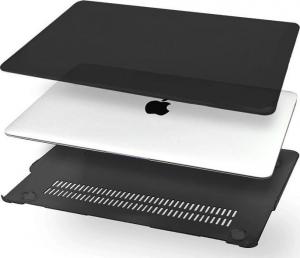 Etui 4kom.pl Hard Case MacBook Air 13.3" Czarny 2
