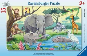 Ravensburger Puzzle 15 Afrykańskie zwierzęta 1