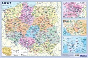 Demart Podkładka edukacyjna- mapa administracyjna Pol. 1