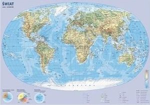 Demart Plansza edukacyjna - Mapa świata 1:60 000 000 1